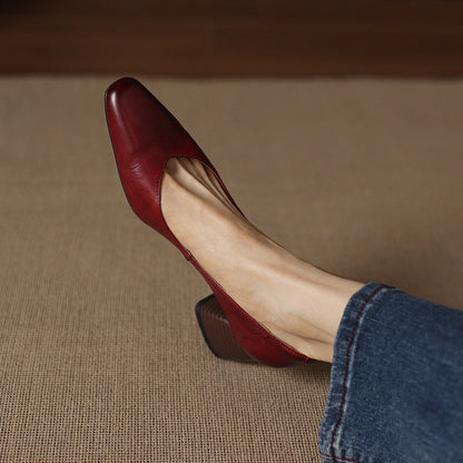 Zila | Leather Block Heels photo 19