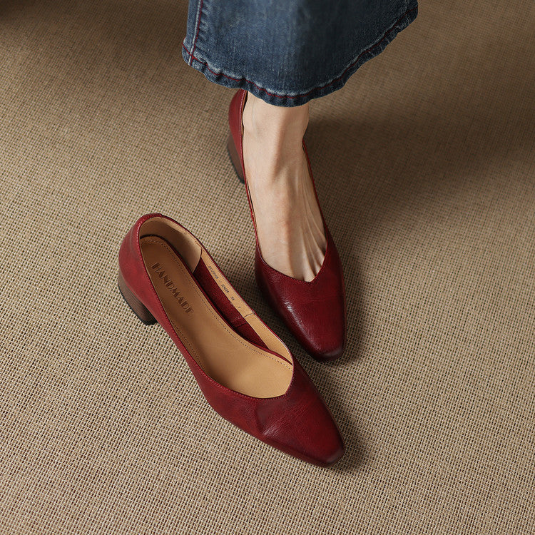 Zila | Leather Block Heels photo 17