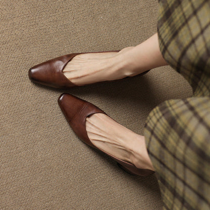 Zila | Leather Block Heels photo 15