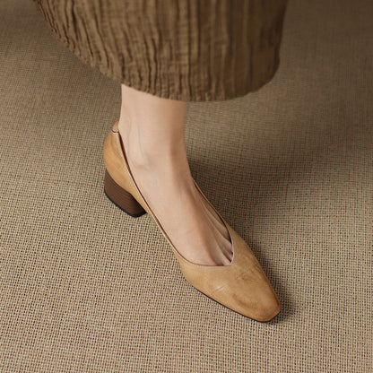 Zila | Leather Block Heels photo 8