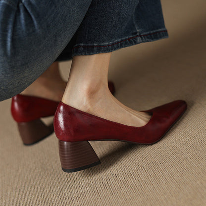Zila | Leather Block Heels photo 20