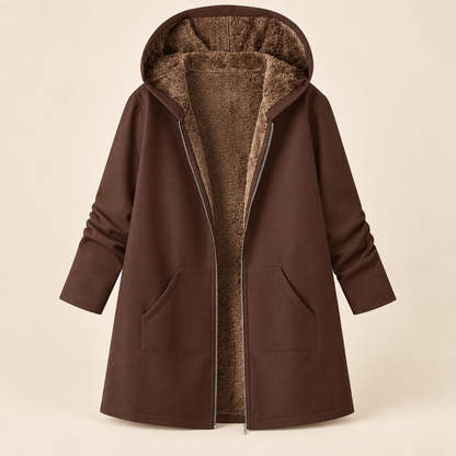 Evelyn | Sherpa Lined Hooded Coat photo 8