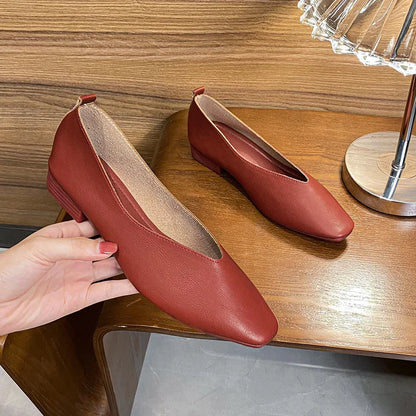 Margot | Square Toe Mary Jane Flats photo 15
