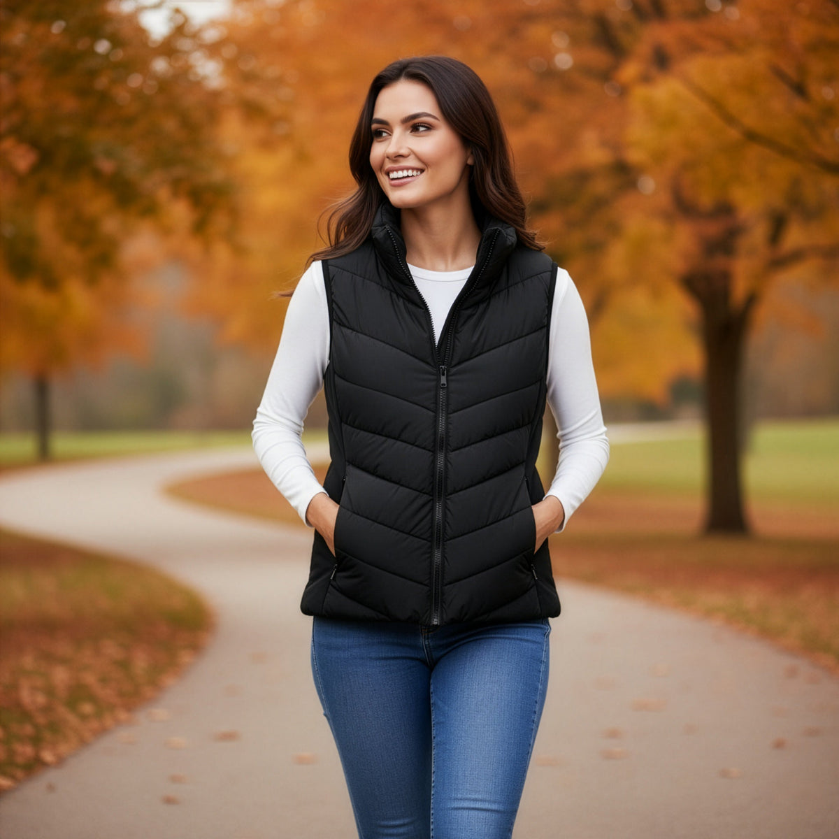 Sleeveless Puffer Vest photo 21