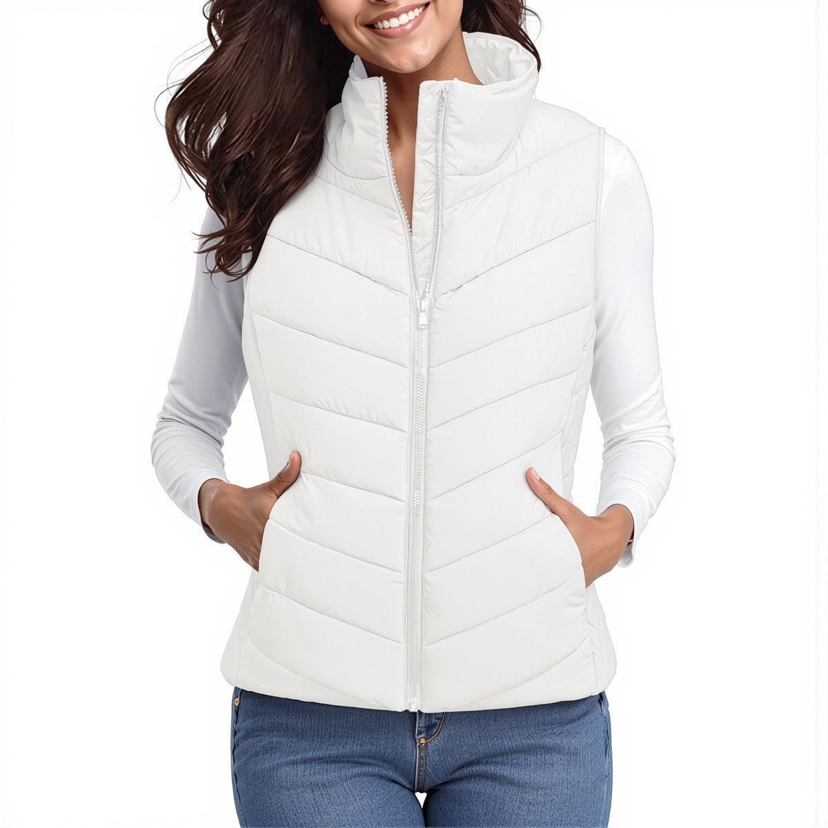 Sleeveless Puffer Vest photo 8