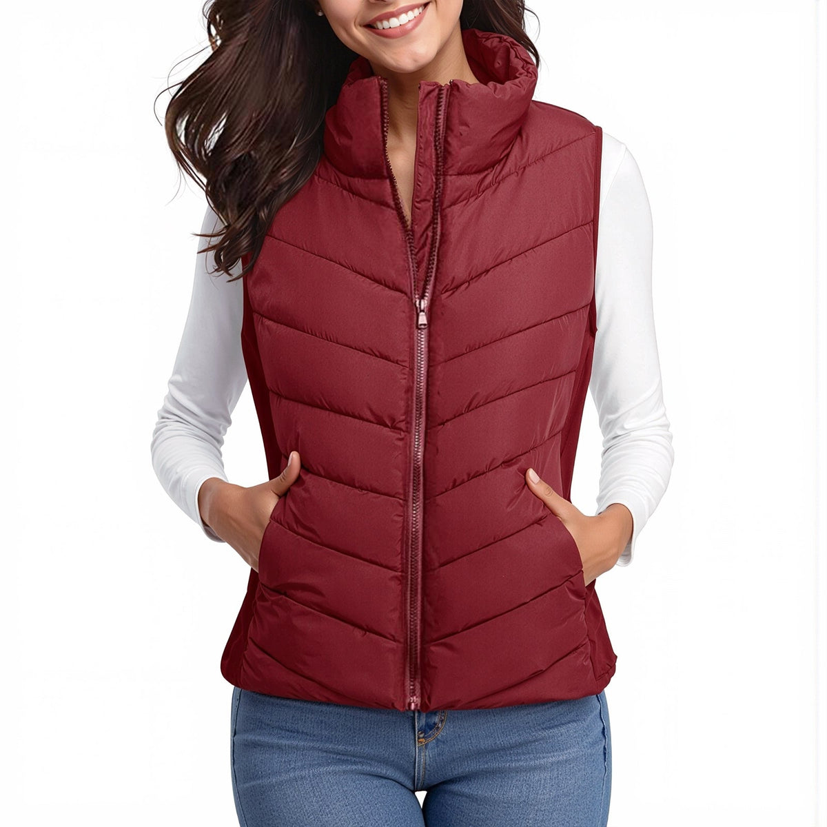 Sleeveless Puffer Vest photo 6