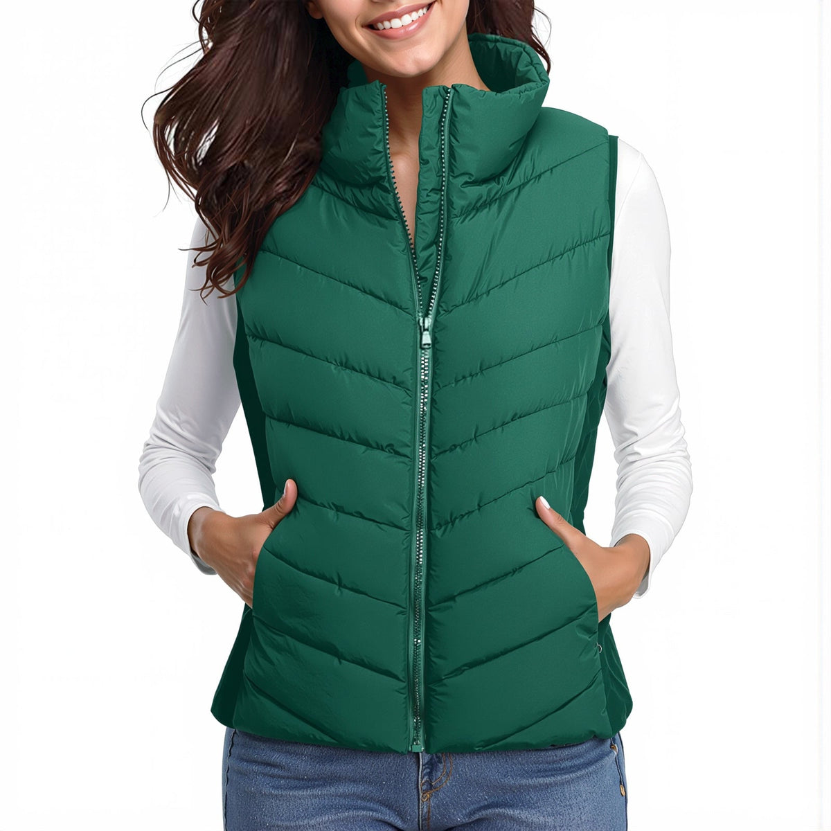 Sleeveless Puffer Vest photo 16
