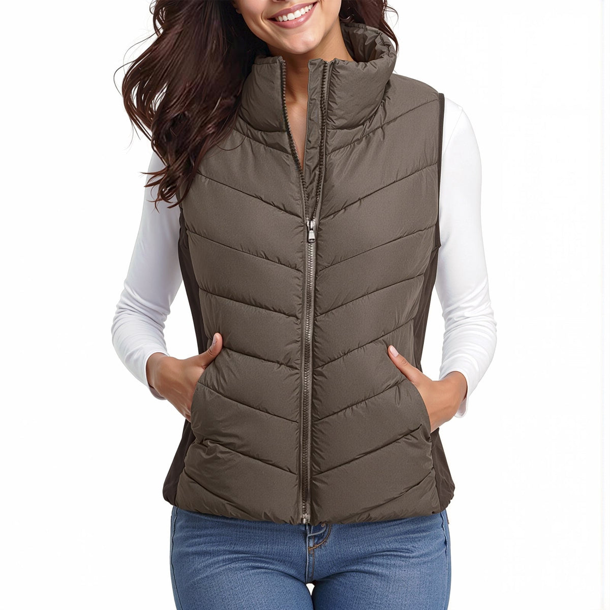Sleeveless Puffer Vest photo 12