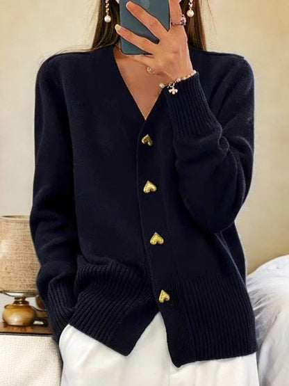 Agnes Women's Cardigan in Knit with a V-neck, photo 1