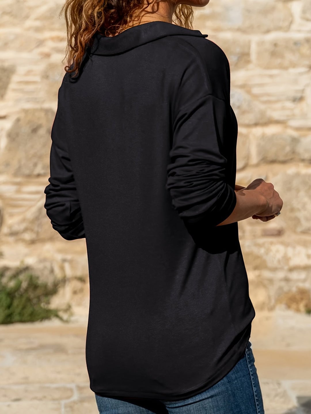 Amaya Women's Top in a Long Cut with Long Sleeves, photo 8