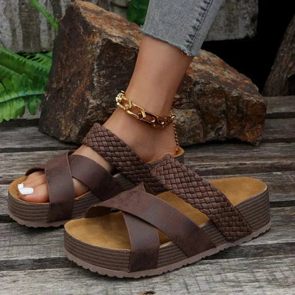 Aria Women's Sandals in Brown, photo 1