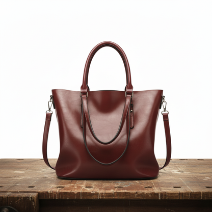 Audrey Vintage Style Leather Shoulder Bag, photo 3