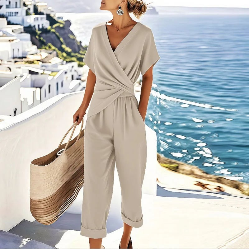 Blake Women's Co-ord Set with a V-neck with a Wrap Front, photo 1