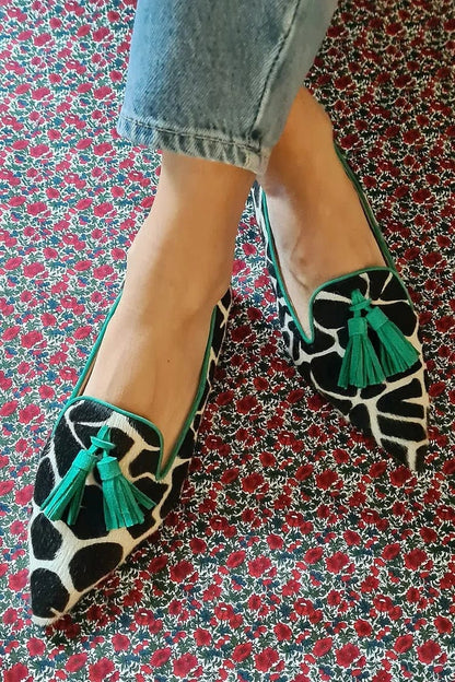 Brooke Women's Loafers with an Animal Print, photo 2