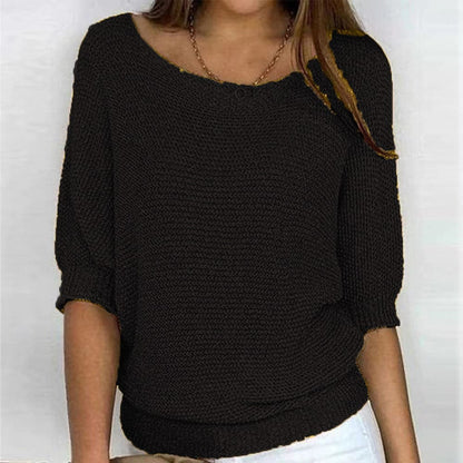 Cecily Women's Sweater in a Relaxed Fit with Three-quarter Sleeves, photo 4