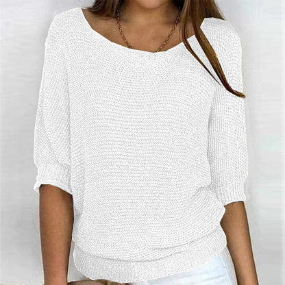 Cecily Women's Sweater in a Relaxed Fit with Three-quarter Sleeves, photo 5