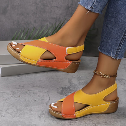 Dakota Women's Sandals with Colour Blocking, photo 4