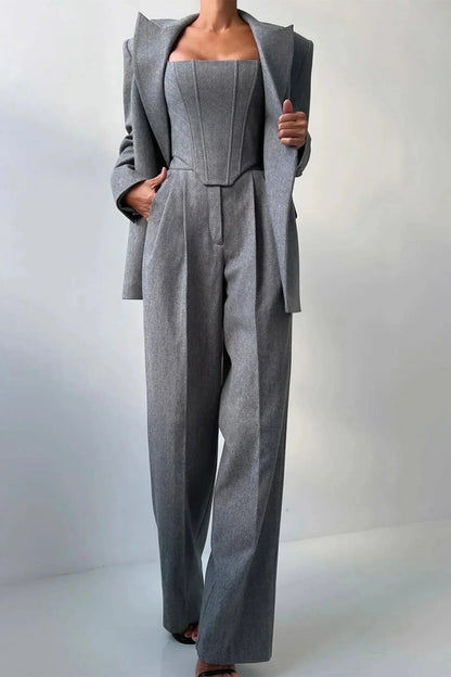 Ginette Women's Three-Piece Fitted Set, photo 6