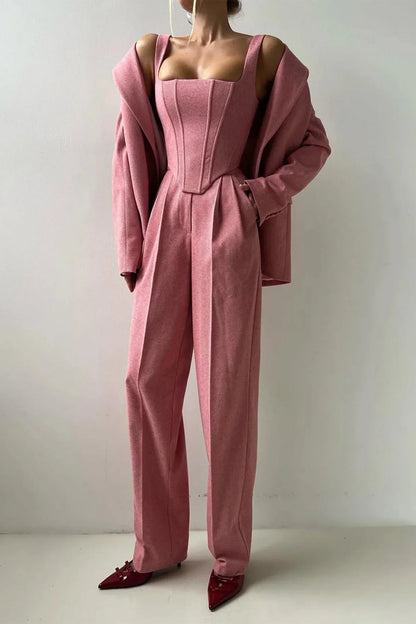Ginette Women's Three-Piece Fitted Set, photo 8