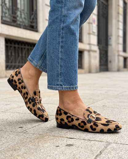 Serena | Leopard Bit Loafers photo 3