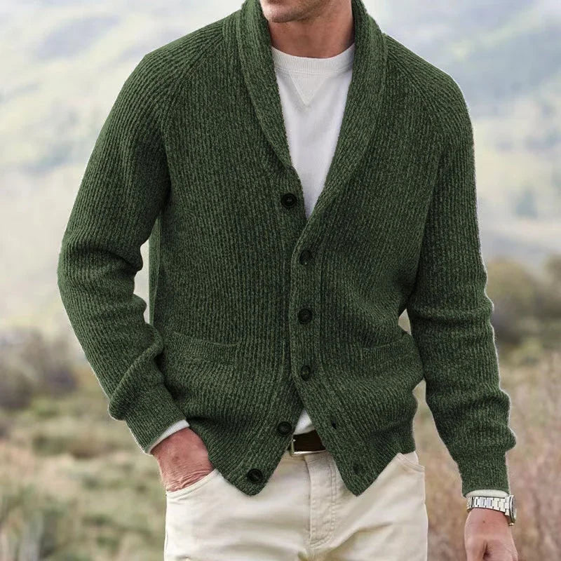 Jerald | Lapel Collar Cardigan photo 3