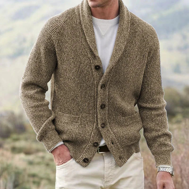 Jerald | Lapel Collar Cardigan photo 2
