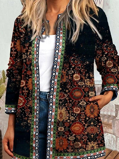 Jenny Women's Puffer Jacket with a Floral Print, photo 8
