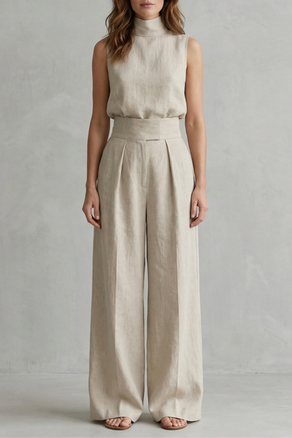 Marla Women's Two-Piece Set with Wide Leg Pants, photo 1