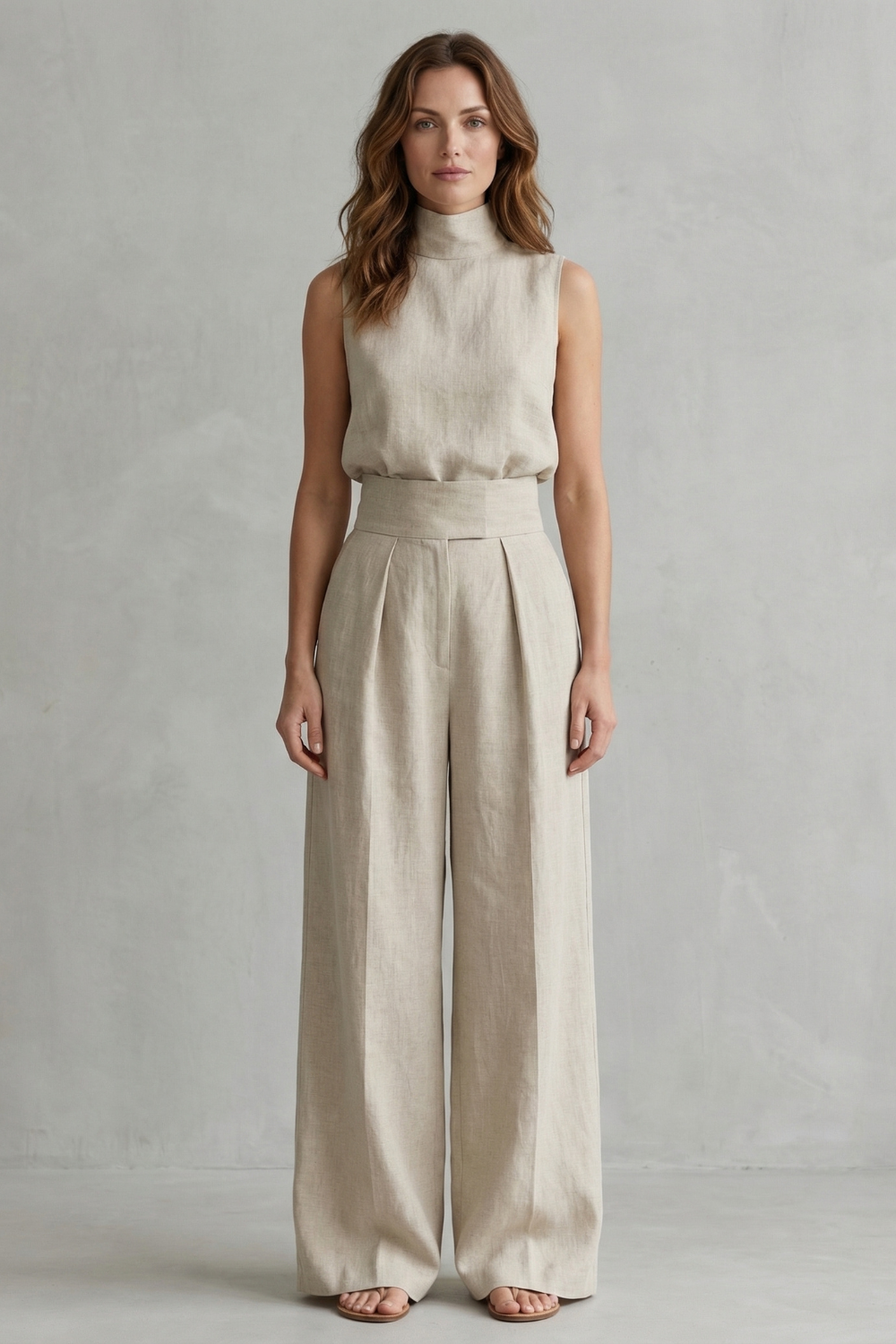 Marla Women's Two-Piece Set with Wide Leg Pants, photo 2
