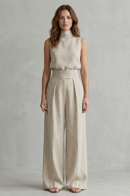 Marla Women's Two-Piece Set with Wide Leg Pants, photo 2