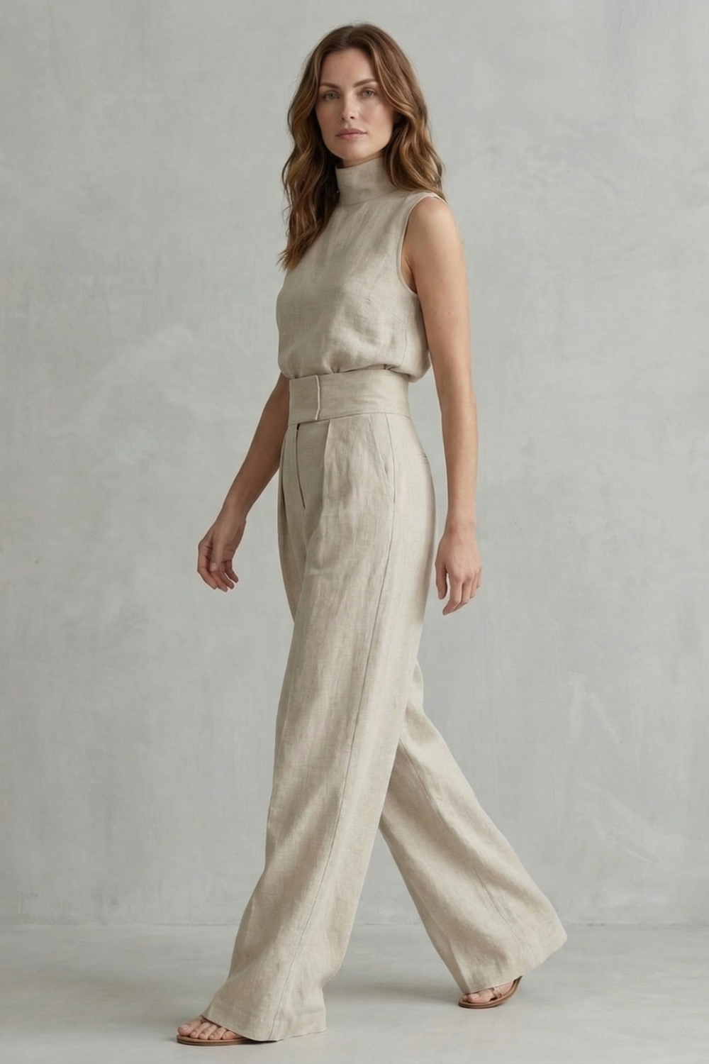 Marla Women's Two-Piece Set with Wide Leg Pants, photo 3