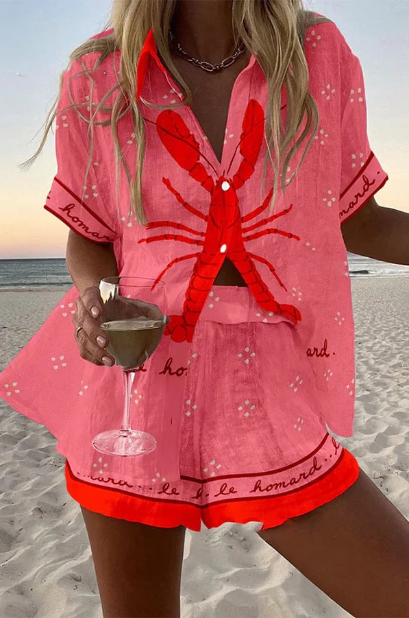 Matilda Women's Co-ord Set in a Relaxed Fit with an All-over Print, photo 1