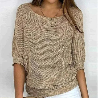 Mildred Women's Sweater in Knit in a Relaxed Fit, photo 1