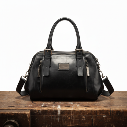 Nora Structured Leather Bucket Bag, photo 3