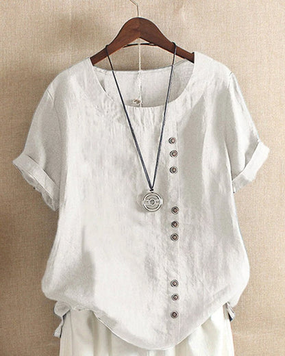 Orla Women's T-Shirt in a Short Cut with Short Sleeves, photo 2
