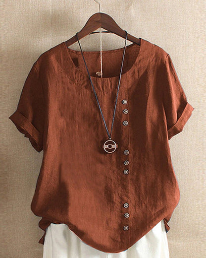 Orla Women's T-Shirt in a Short Cut with Short Sleeves, photo 3