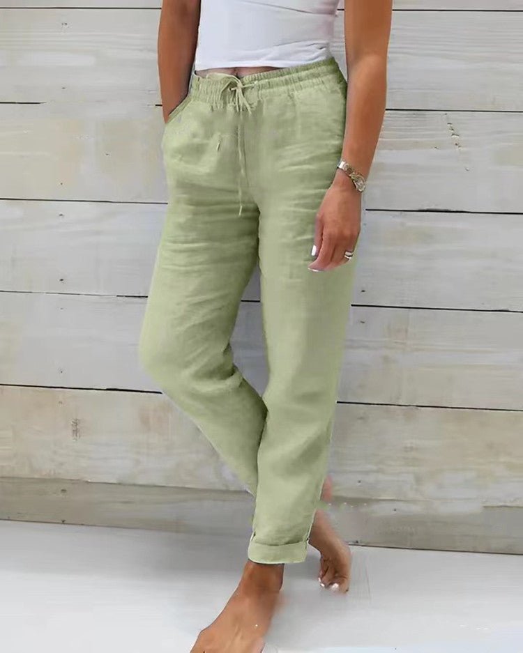 Peggy Women's Trousers in Polyester with a Check Pattern, photo 5