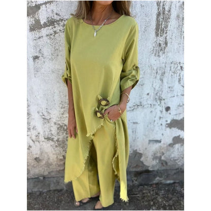 Poppy Women's Dress in a Cotton-linen Blend in a Relaxed Fit, photo 2