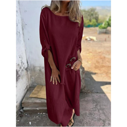 Poppy Women's Dress in a Cotton-linen Blend in a Relaxed Fit, photo 5