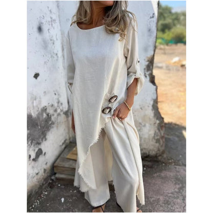 Poppy Women's Dress in a Cotton-linen Blend in a Relaxed Fit, photo 6