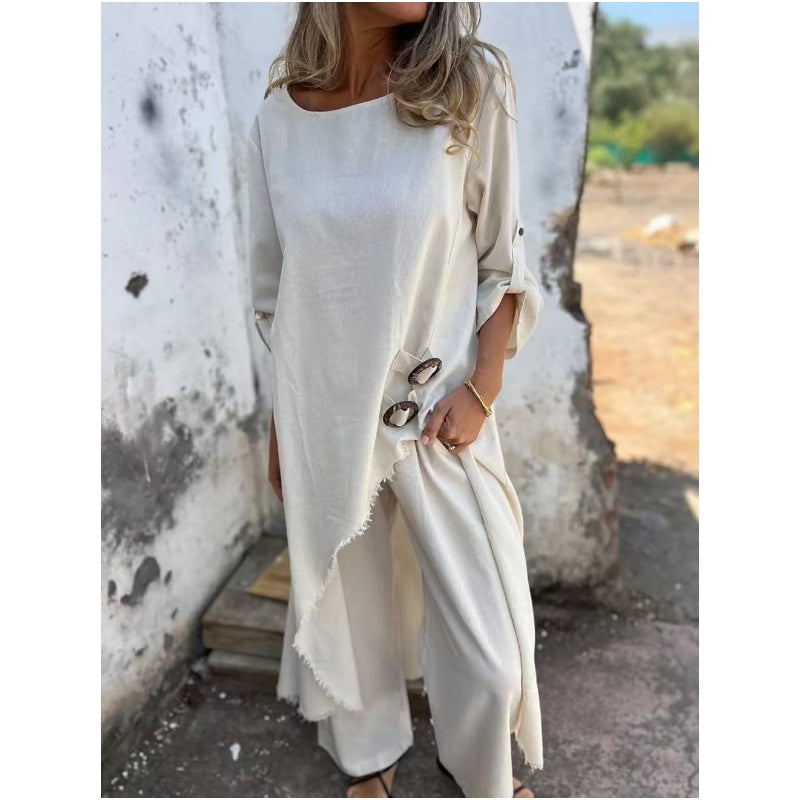 Poppy Women's Dress in a Cotton-linen Blend in a Relaxed Fit, photo 6