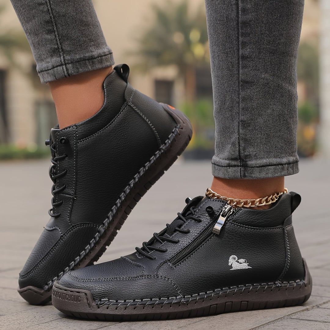 Quinn Women's Sneakers with Laces in Black, photo 1