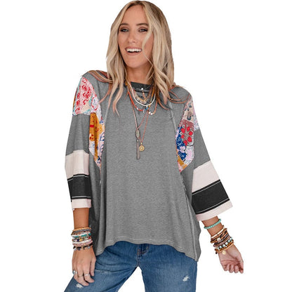 Rosalyn Women's Top in a Relaxed Fit with a Floral Print, photo 2