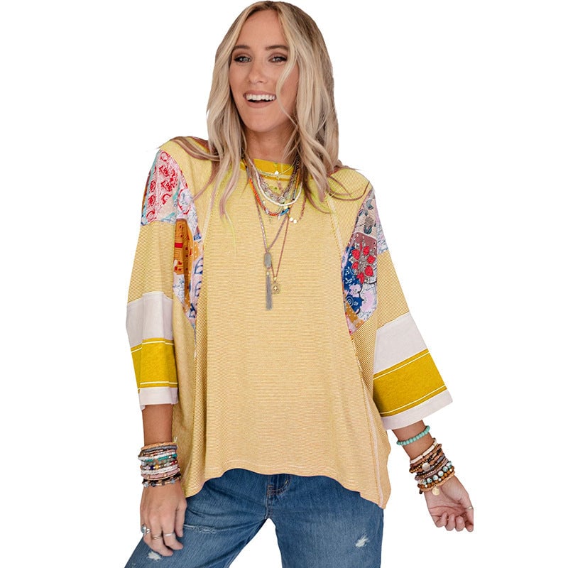 Rosalyn Women's Top in a Relaxed Fit with a Floral Print, photo 4