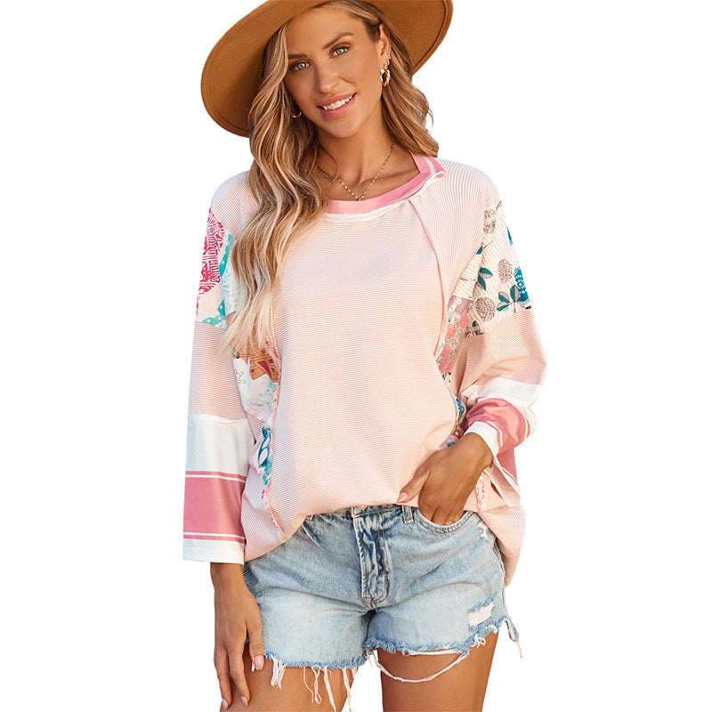 Rosalyn Women's Top in a Relaxed Fit with a Floral Print, photo 5