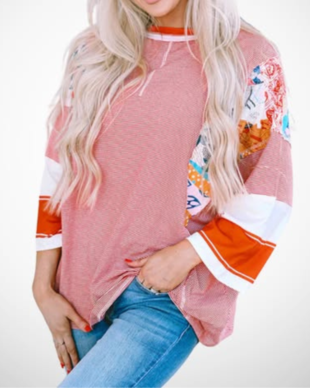 Rosalyn Women's Top in a Relaxed Fit with a Floral Print, photo 6