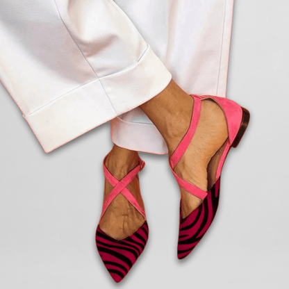 Trudy Women's Ballet Flats with an Animal Print, photo 4