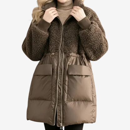 Vida Women's Coat with a Zip and Quilting, photo 1