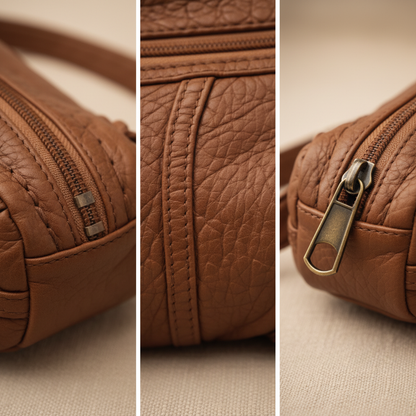 Zara Braided Leather Shoulder Bag with Flap, photo 7